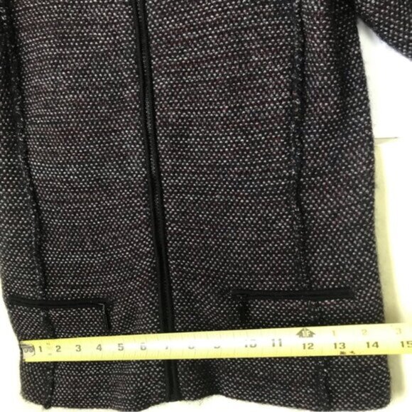 Akris Punto Tweed Knit Mohair Wool Zip Pockets Jacket Cardigan Sweater Preppy 6 - Picture 16 of 16